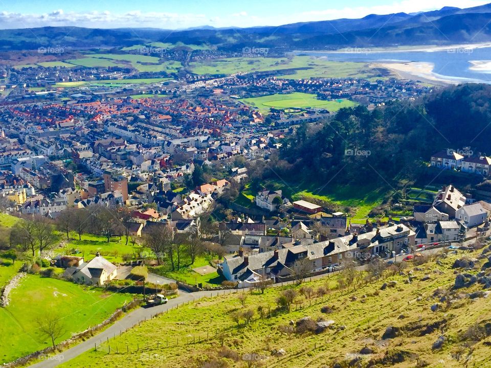 Aerial . Picture was taken in wales