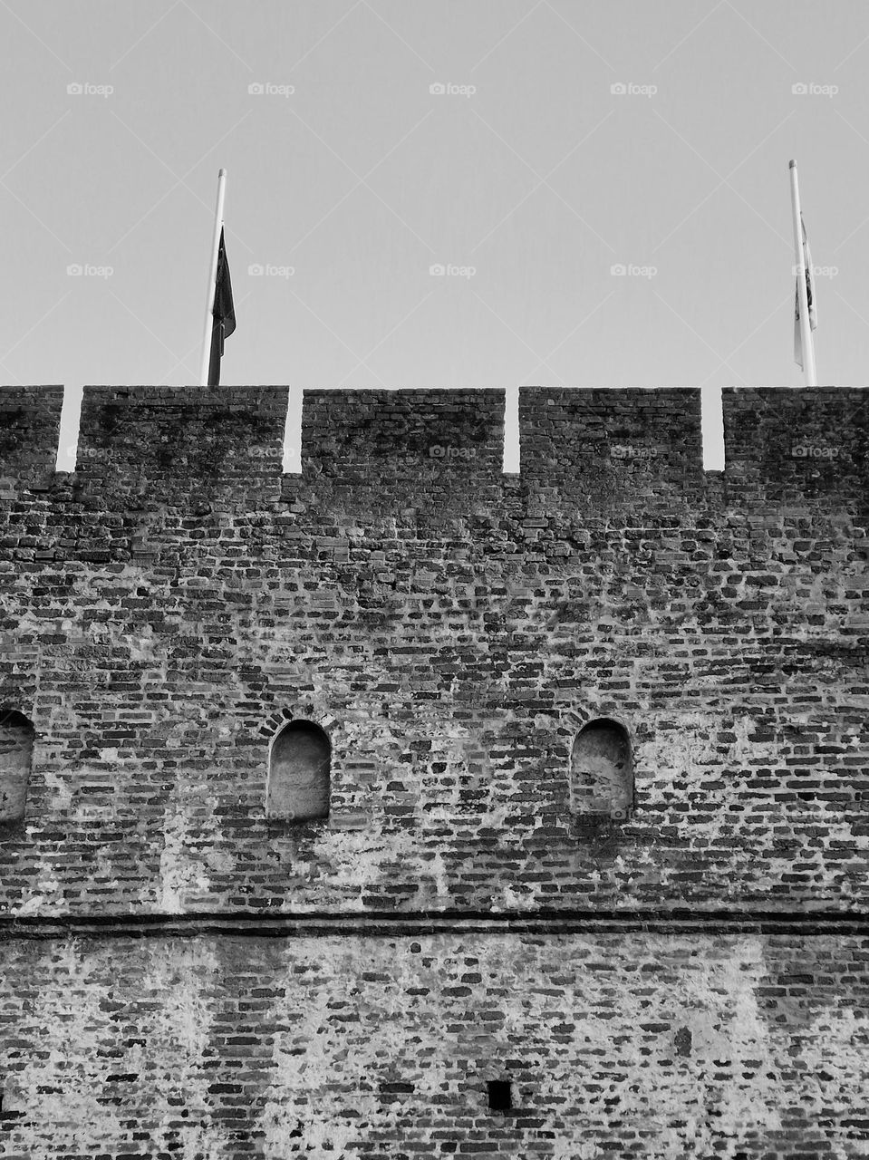 Gyula castle wall