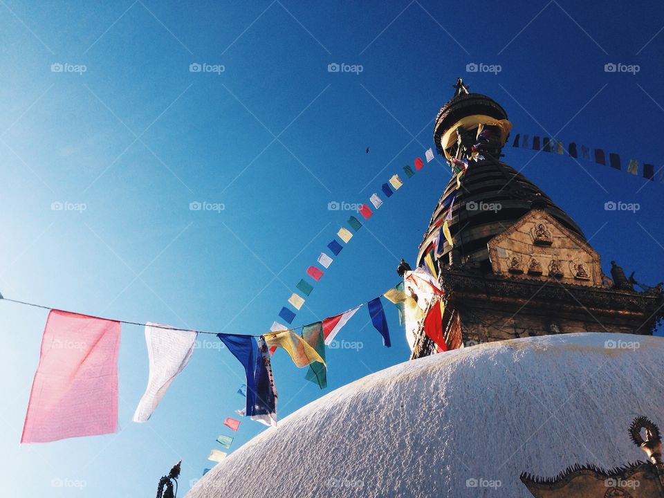 Buddhist stupa. Nepal