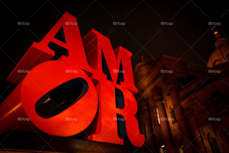 The Spanish version of the LOVE Statute in Philadelphia. “AMOR.” So many things we love in life that English was not enough. Hopeful to see love in more languages in the future ❤️
Cathedral Basilica pictured in background.