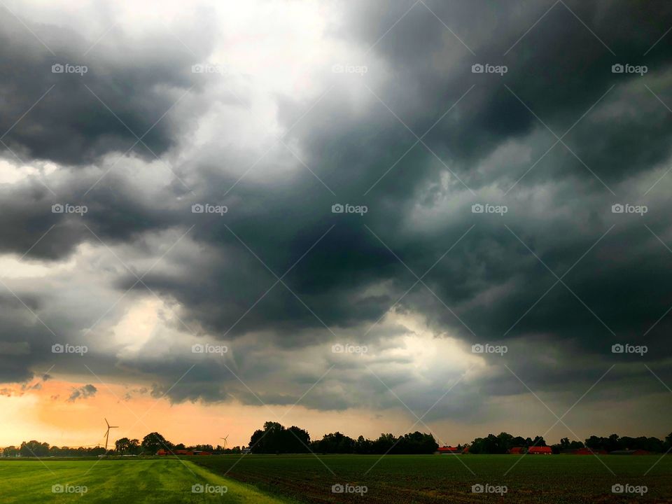 Storm rolling in