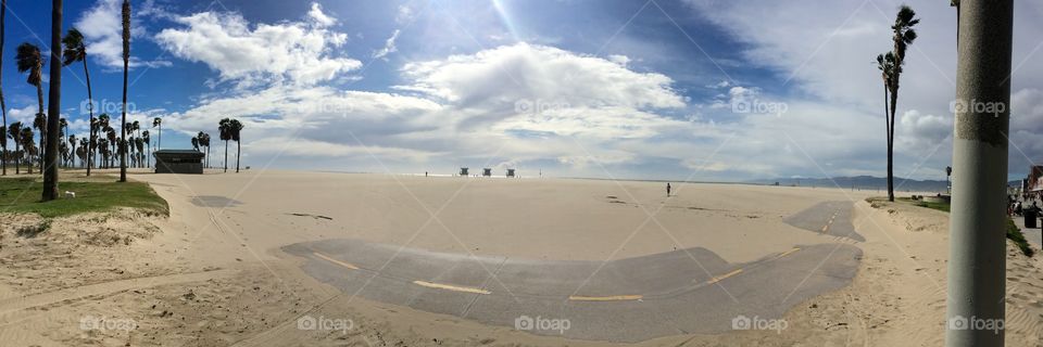 View of Venice Beach, California
