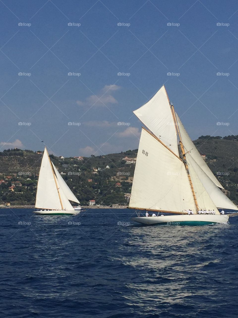 Watercraft, Sailboat, Sail, Water, No Person