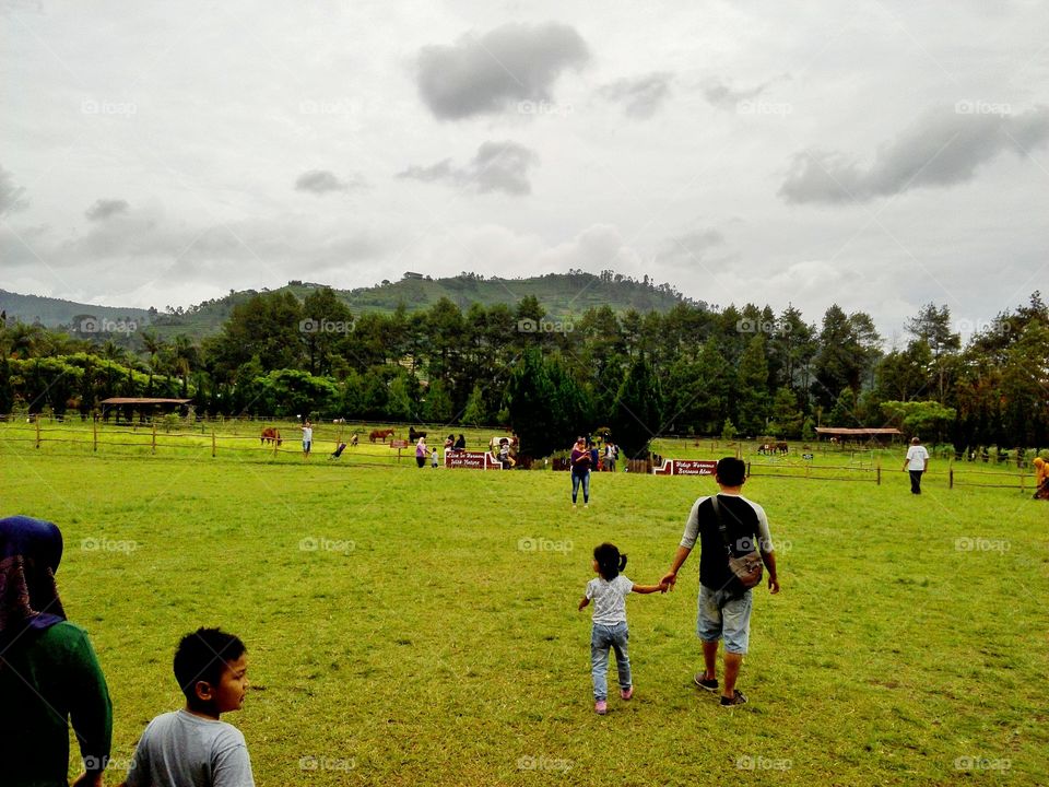 in the park