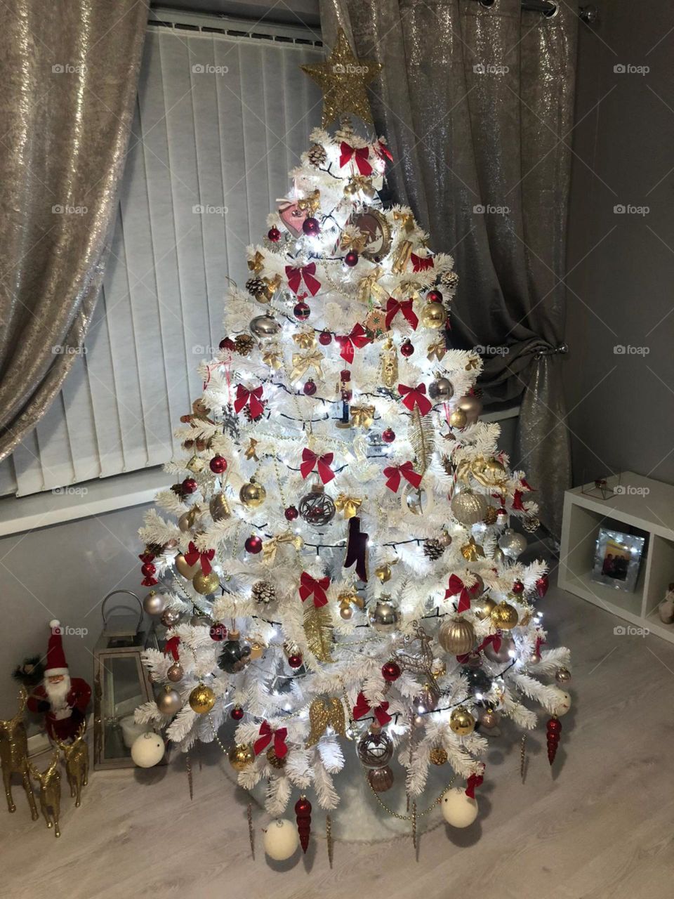 Christmas tree with decorations 