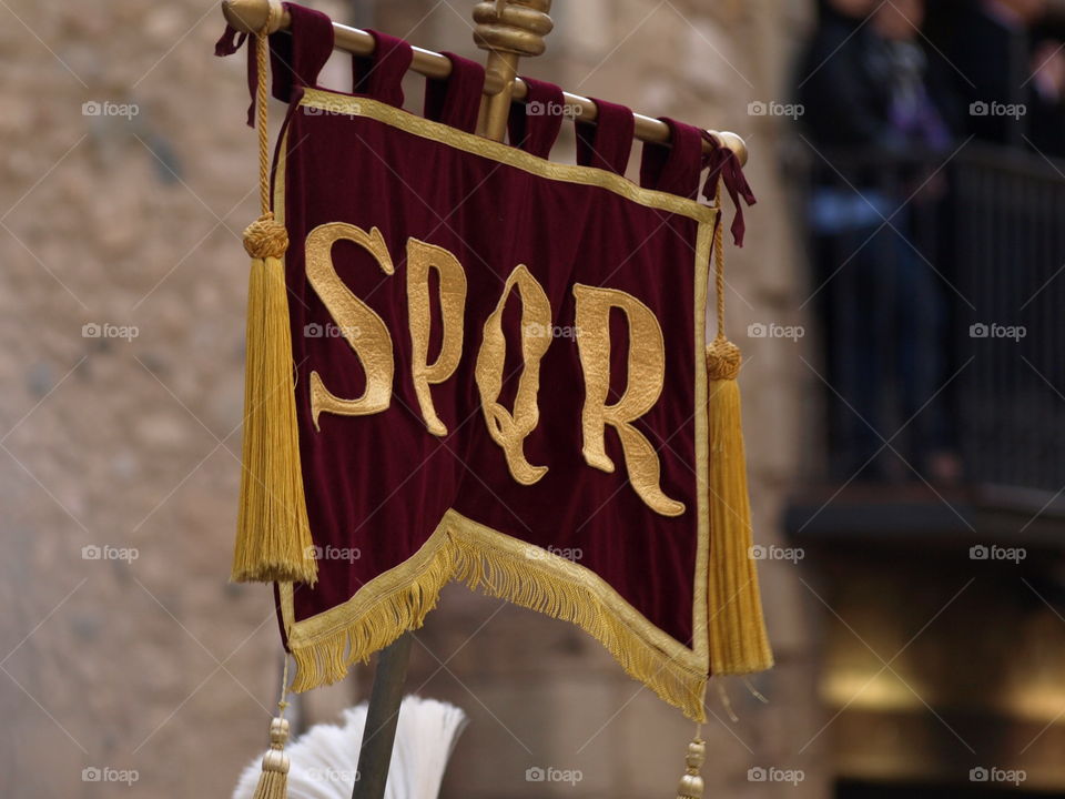 Montblanc. Procesion de Semana Santa. Detalle.