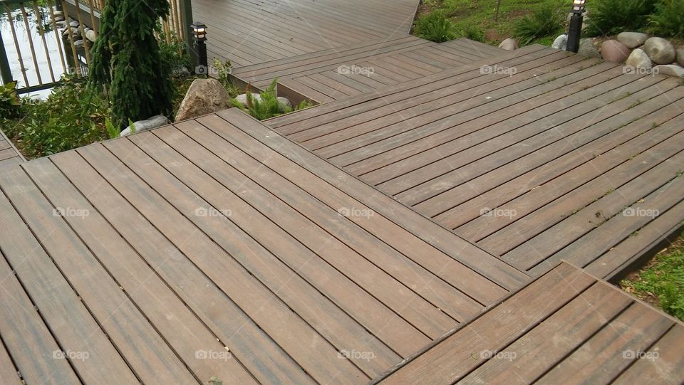 symmetry boards boardwalk garden path