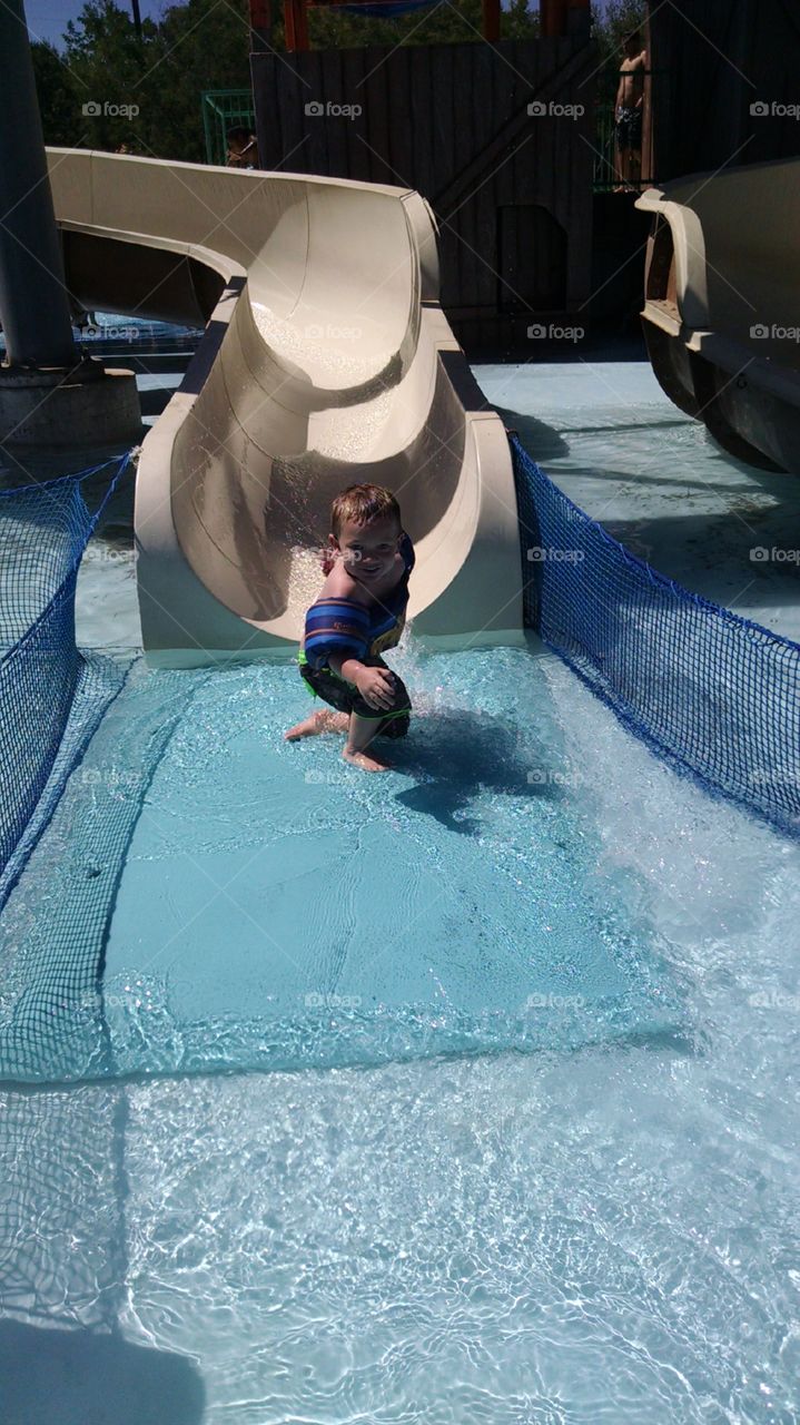 waterpark slides