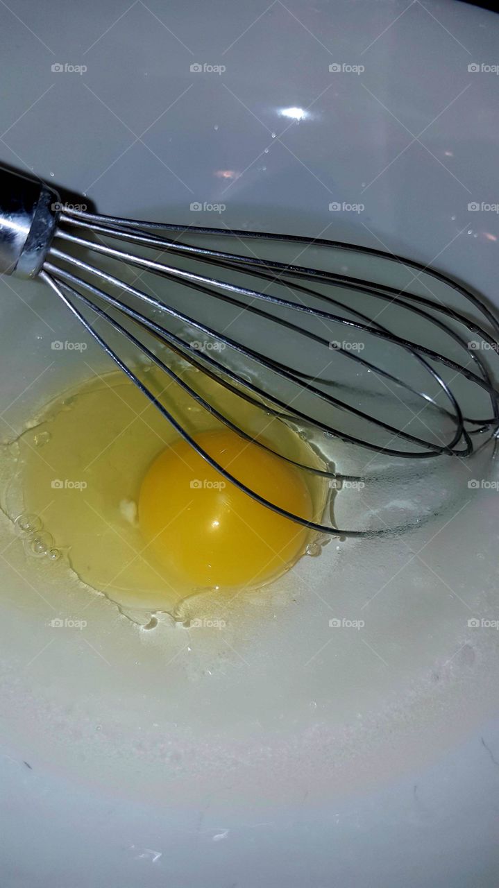 Whisking Eggs and Oil