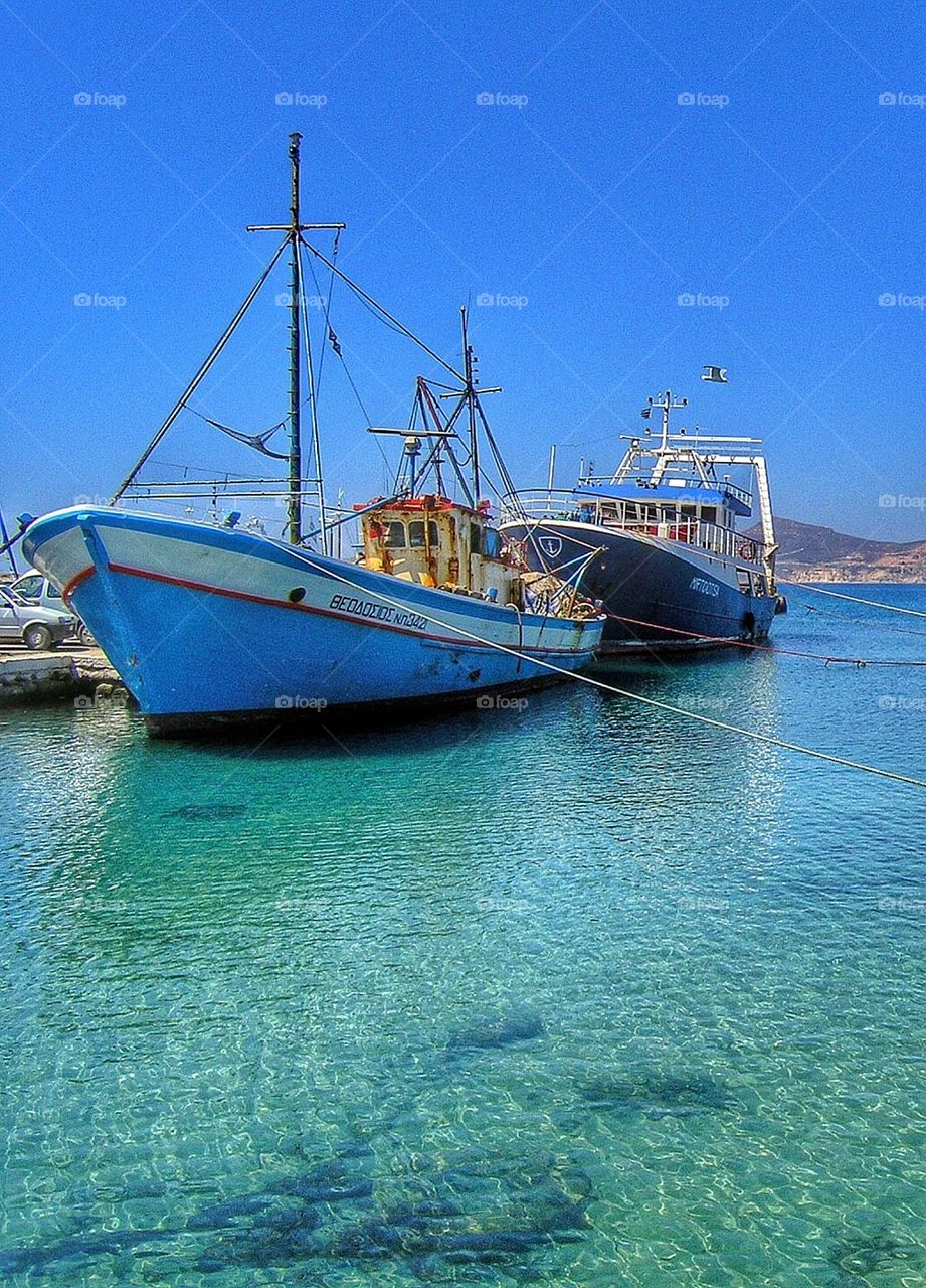 Ship in Naxos