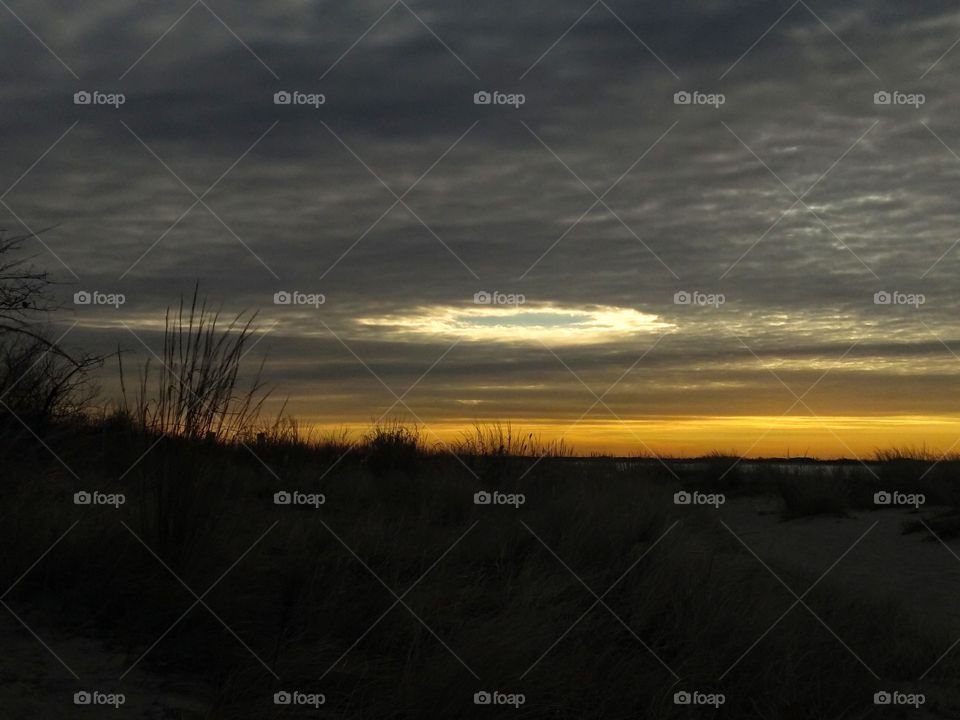 Fallstreak hole in the cloud