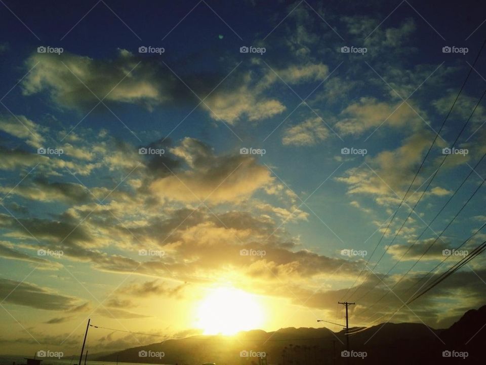 sky yellow blue white by itsAus