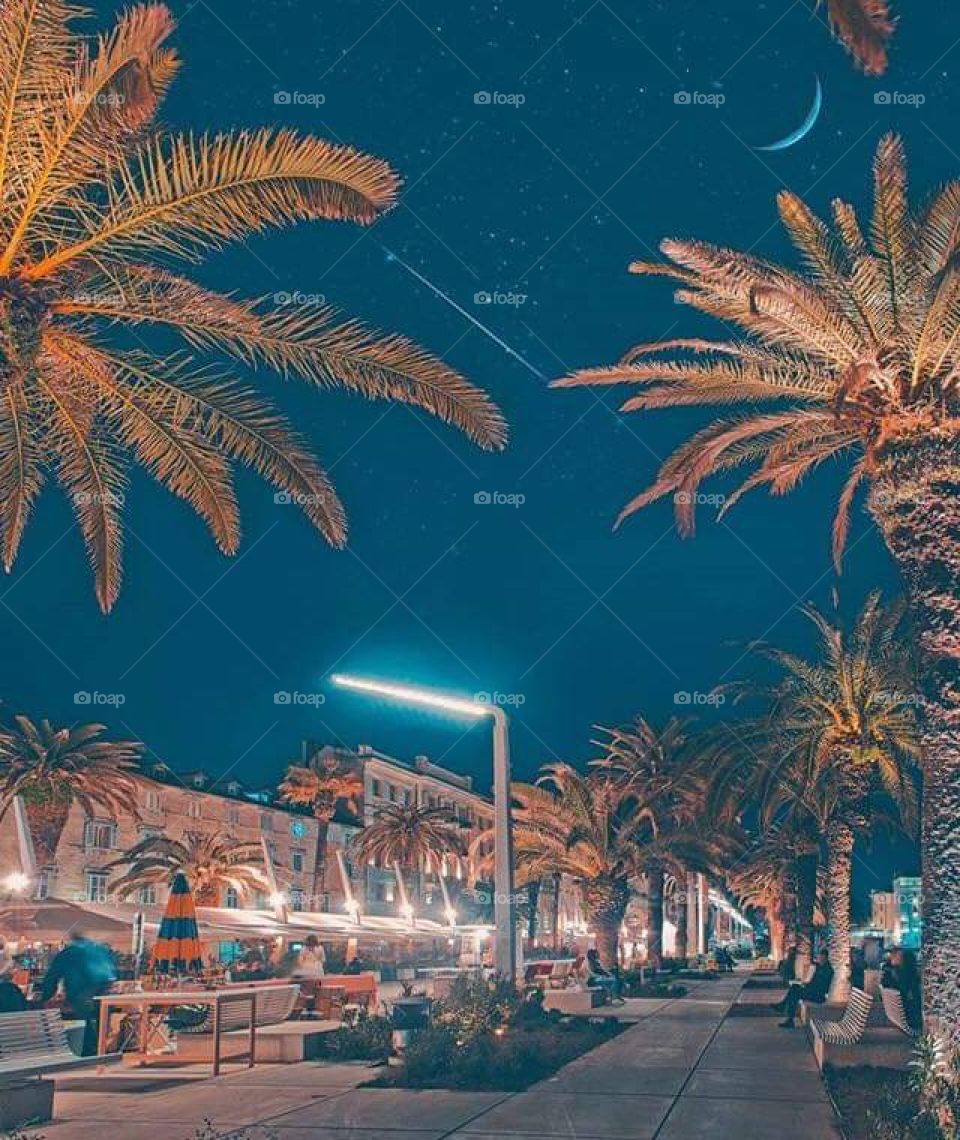 Split city from croatia