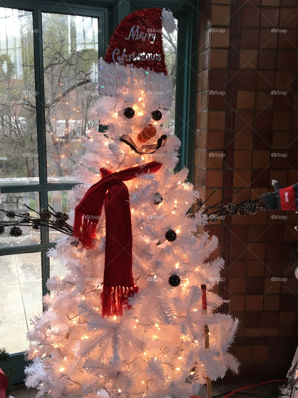 Christmas Tree Snowman 