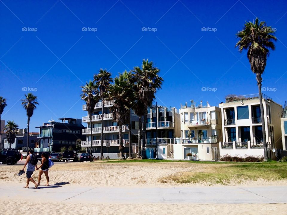 Famous Venice Beach in Los Angeles 