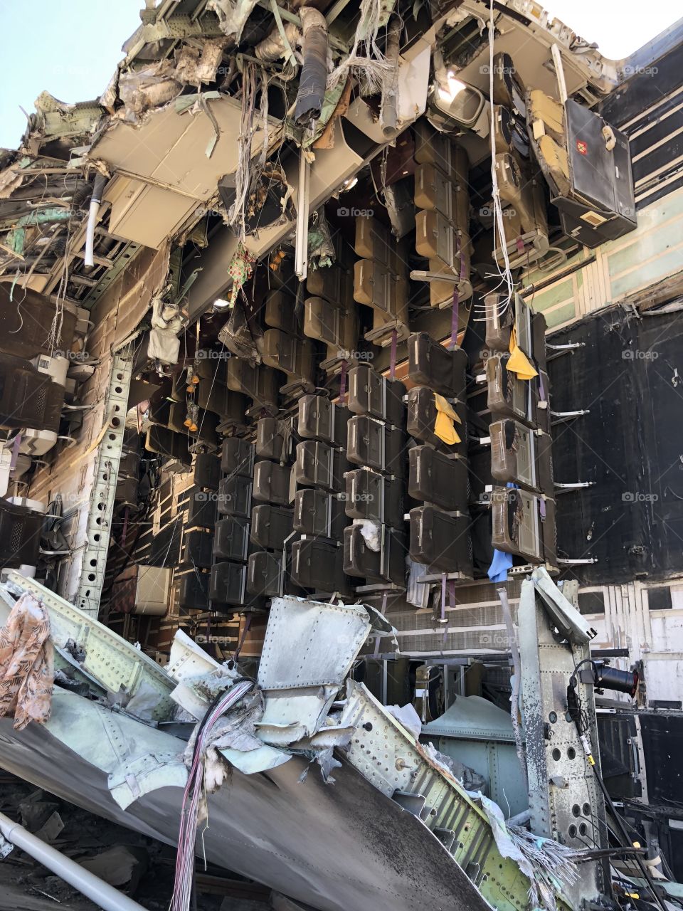 Plane crash used in movies and commercials at Universal Studios