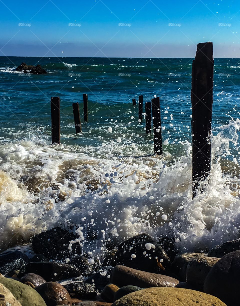 Malibu ,beach ,waves , summer