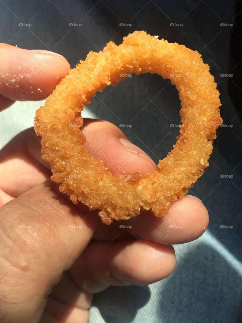With This Ring.... A golden onion ring...just waiting to be eaten!