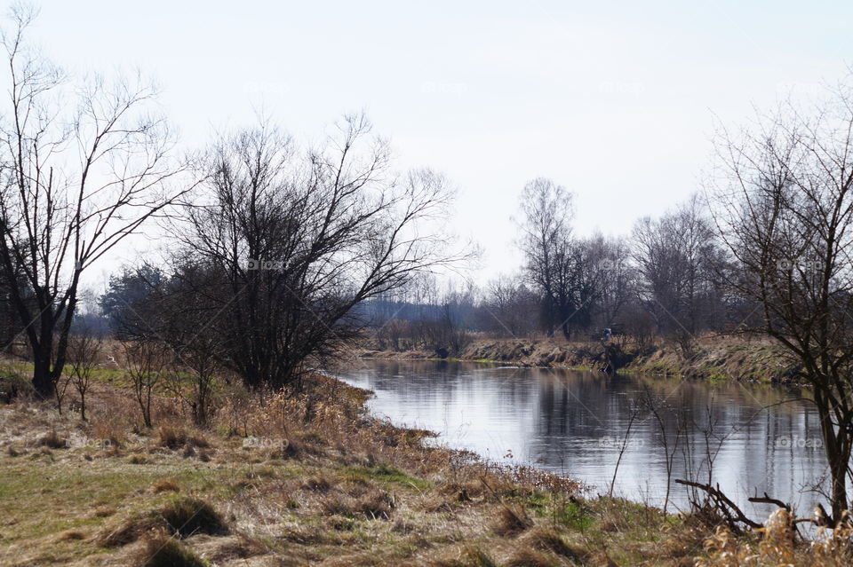 River in spring time