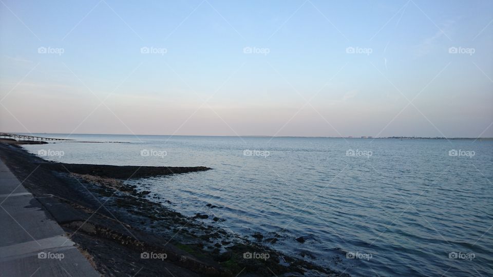 evening seaside Canvey island