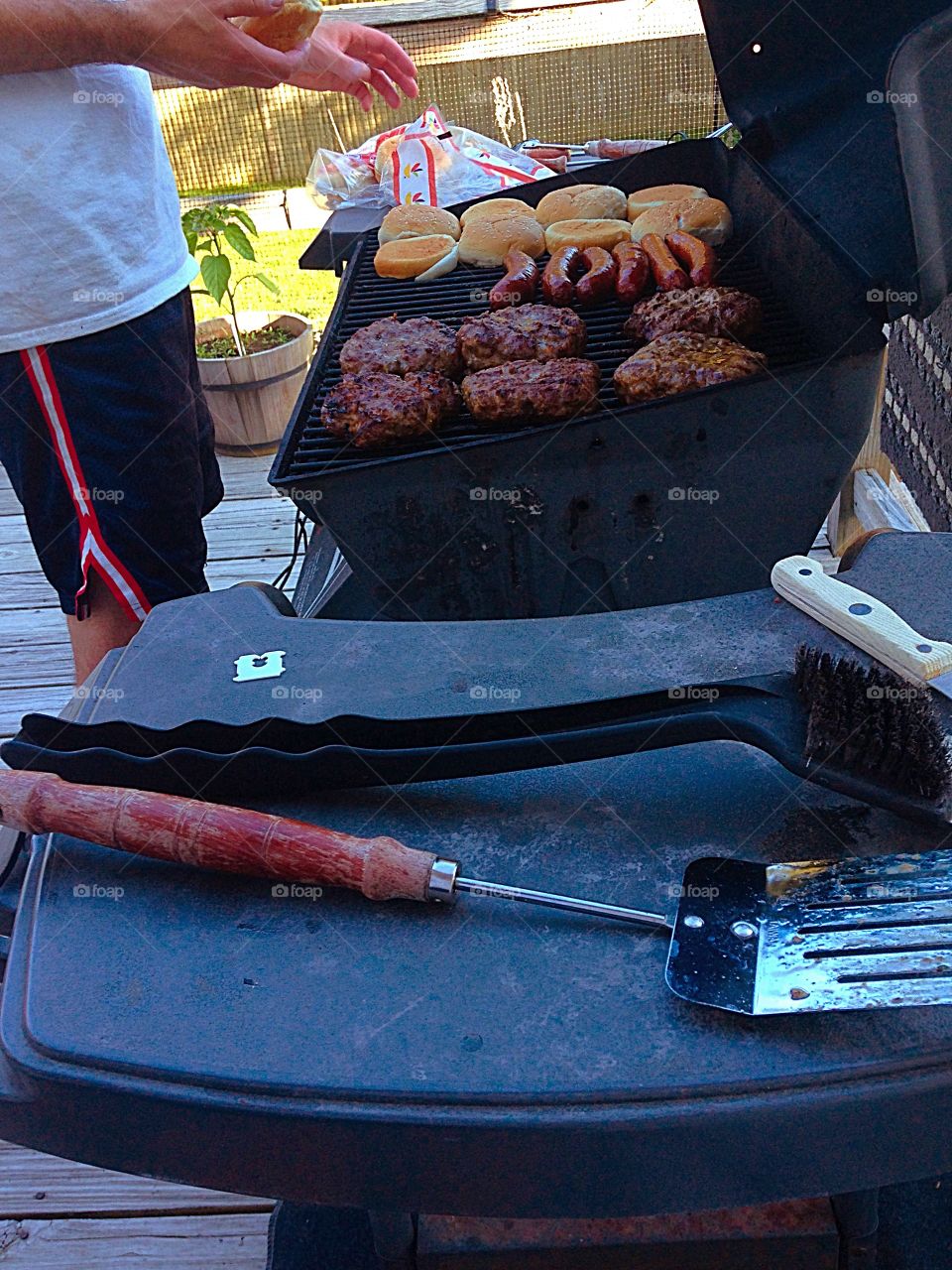 Tools of the trade. Proper tools are essential - it's barbecue time mission 
