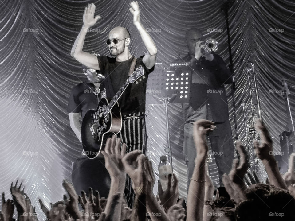 Abel Pintos, recital en obras Bs As.