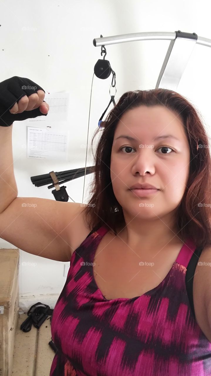 Lifting weights time!