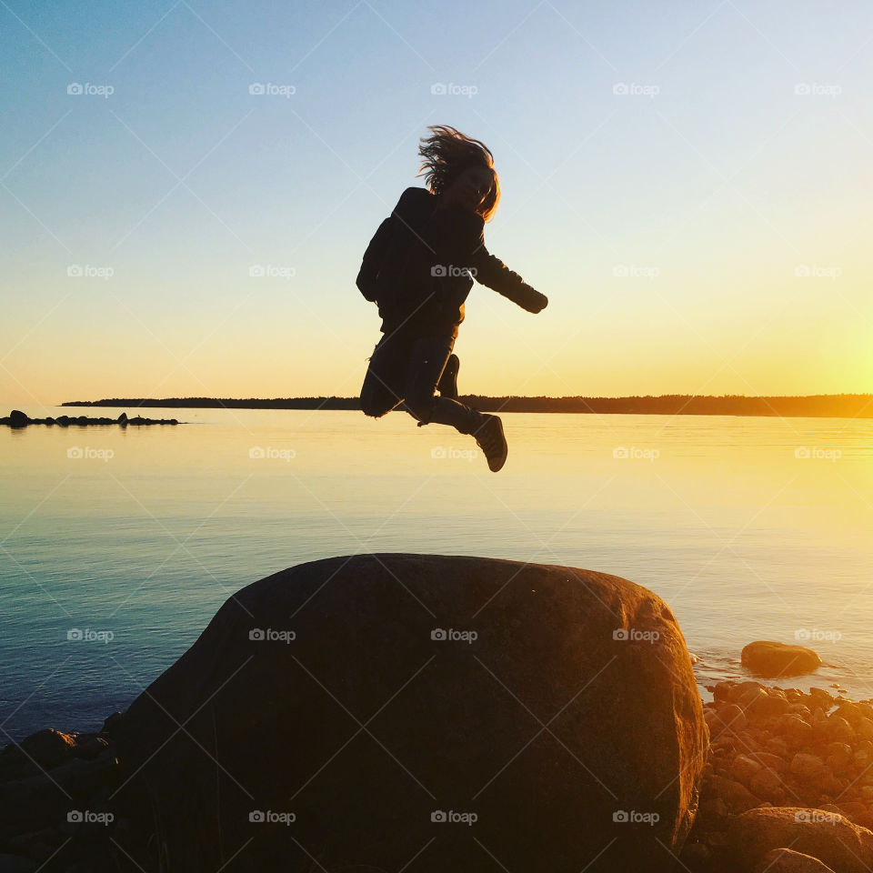 happiness in a movement 