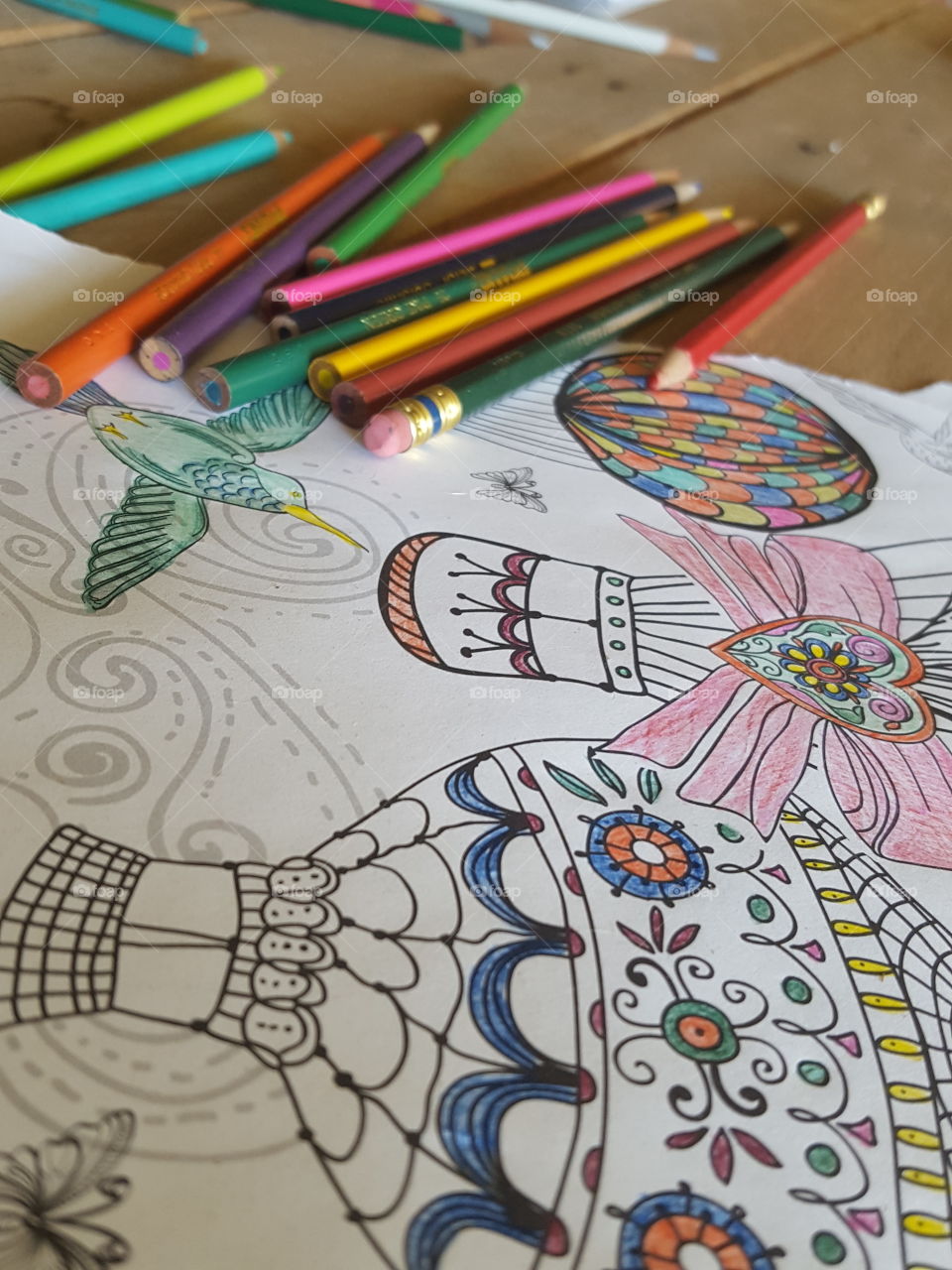 coloring therapy