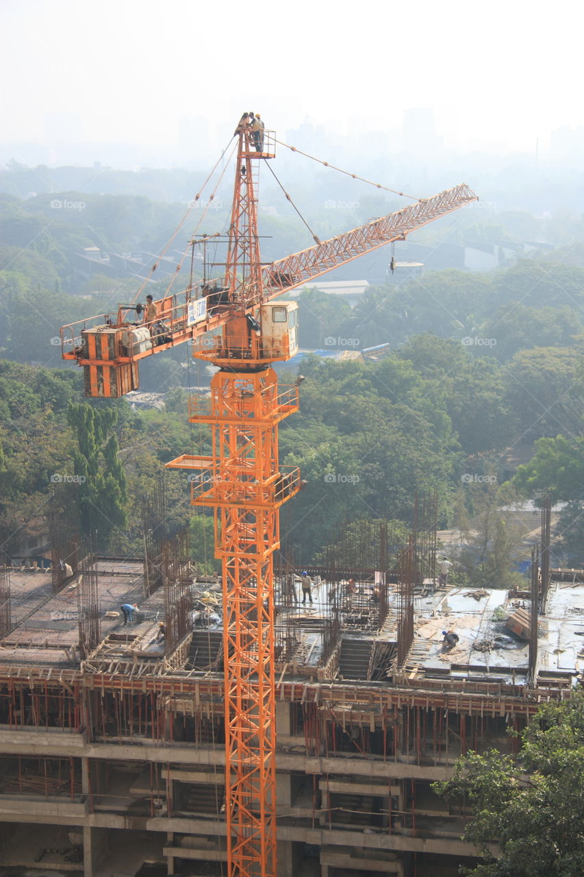 A buIlding under construction