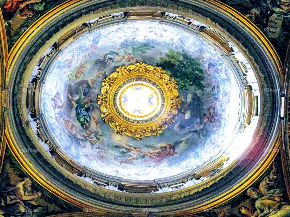 Vatican City Ceiling Rome, Italy