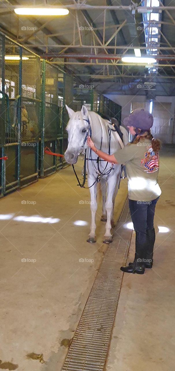 Preparing for a ride