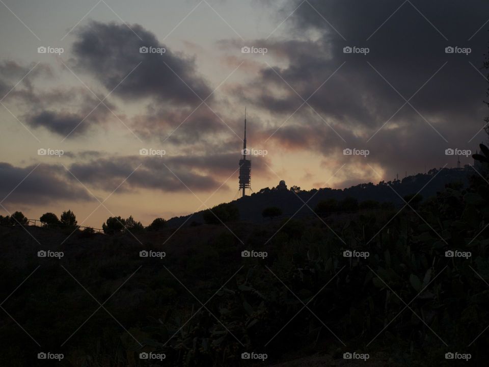 Atardecer en Barcelona