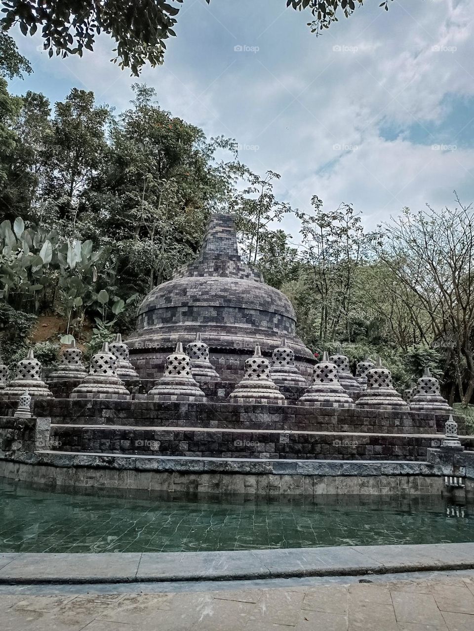 temple building in Indonesia, incredible architecture