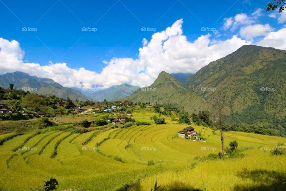 The way to Dhaulagiri passes through some amazing landscapes. This just might be the closest thing to Shangri-la. Photo taken on the Dhaulagiri Circuit Trek in Nepal.