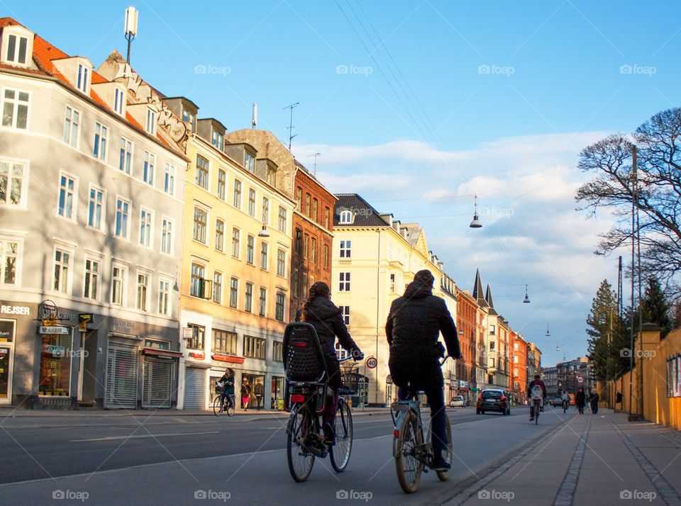 Cyclists In Copenhagen