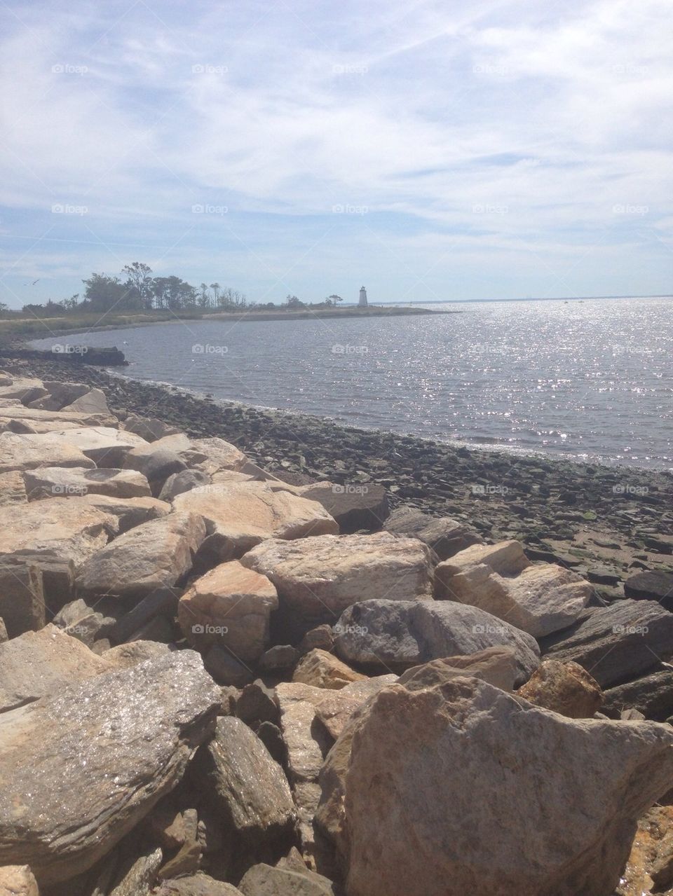 Lighthouse in the distance