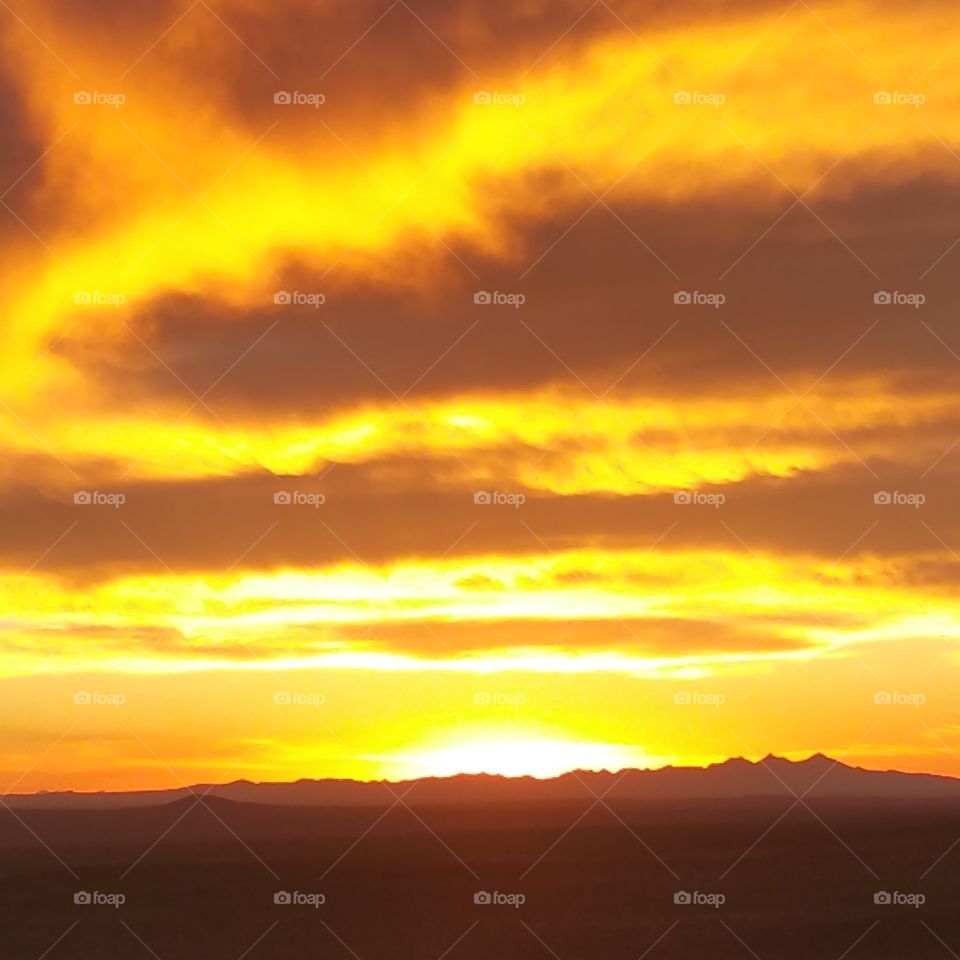 sunset in the southwest
