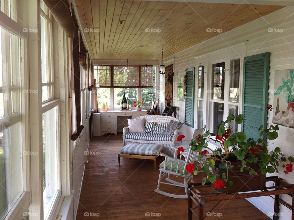 Summer veranda.