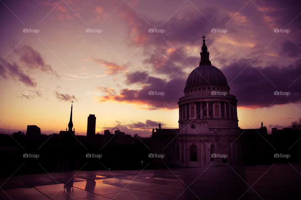 A nice street view in London, UK