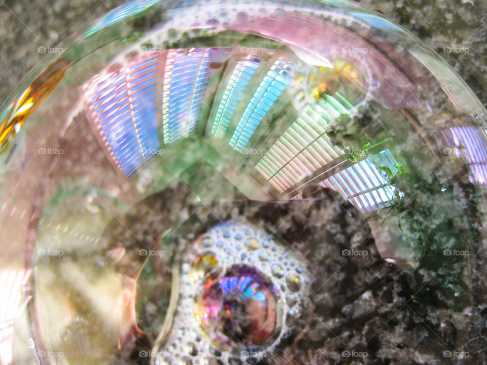 Bubble and reflection