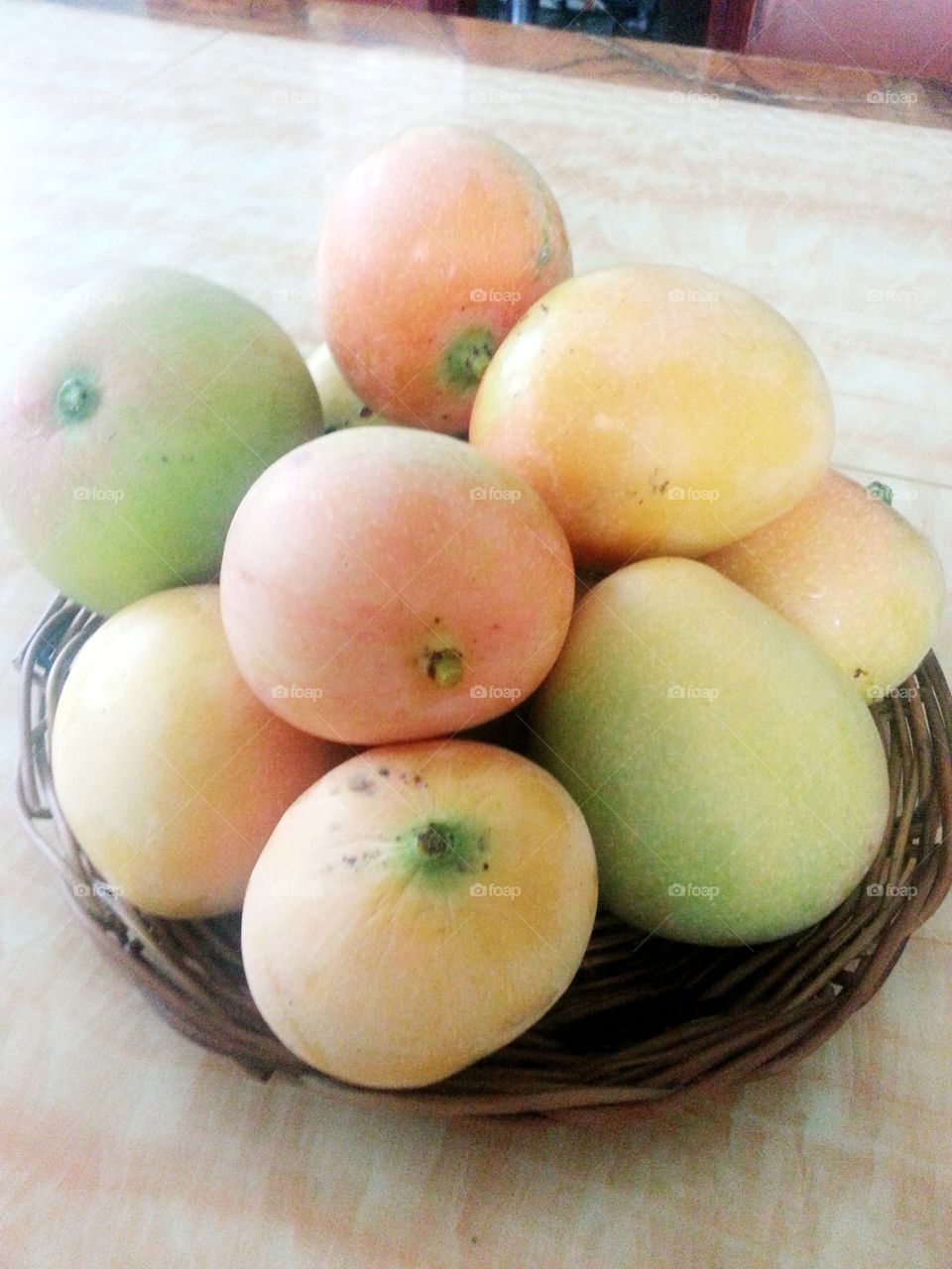freshly picked mangOes