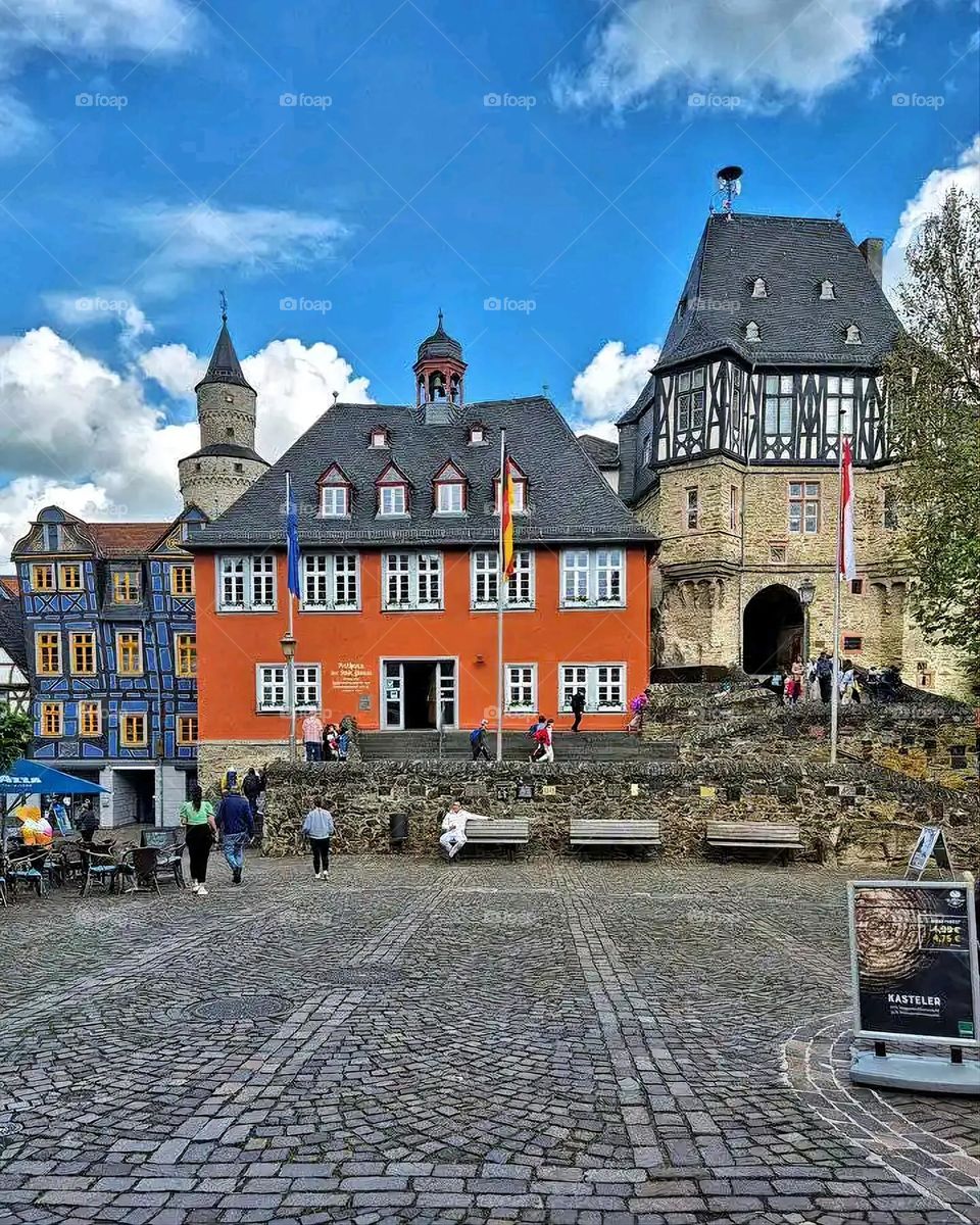 Glory be to God, the magnificent and picturesque view and the natural green trees are a view that is nothing more wonderful than it