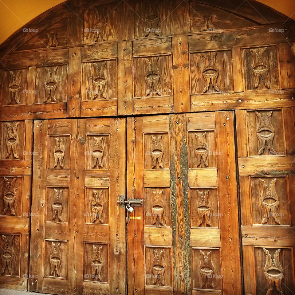 wooden doors