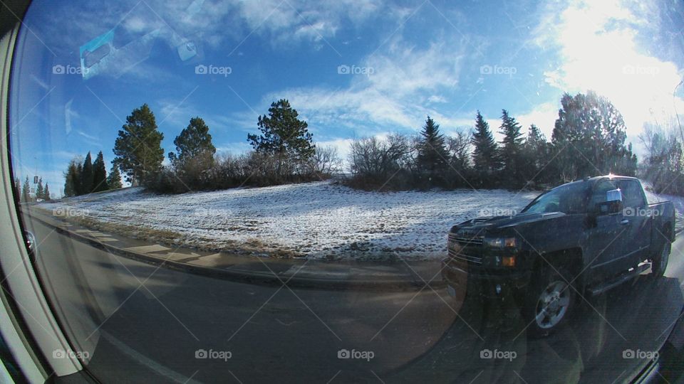 Snow, Winter, Car, Road, Landscape