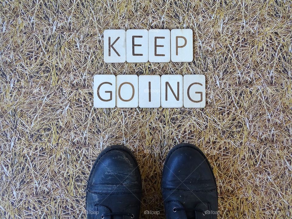 Keep going spelled out