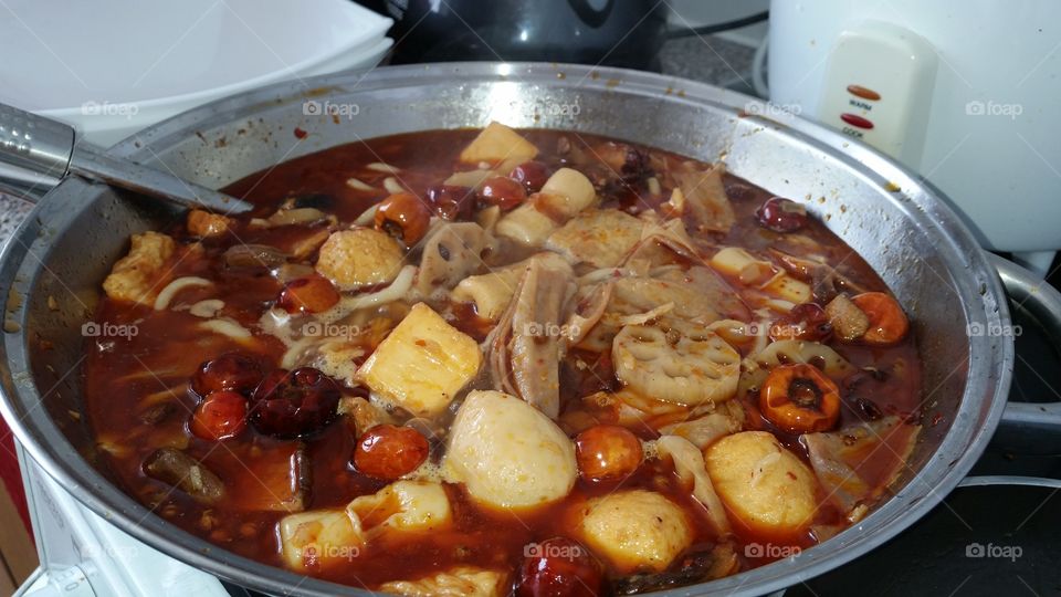 Food, Soup, No Person, Meat, Dinner