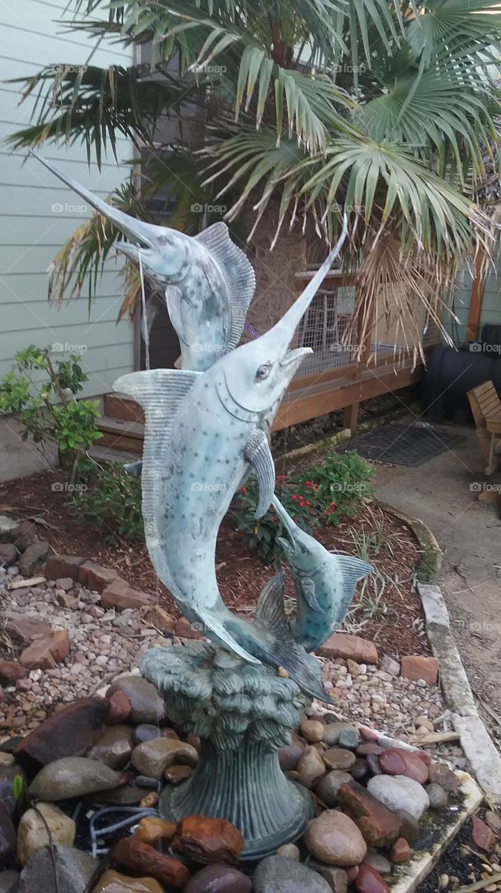 fish fountain