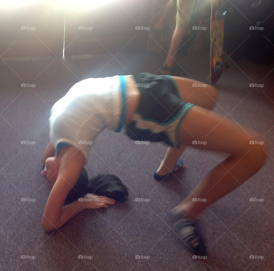 girl healthy exercise fit by lightanddrawing