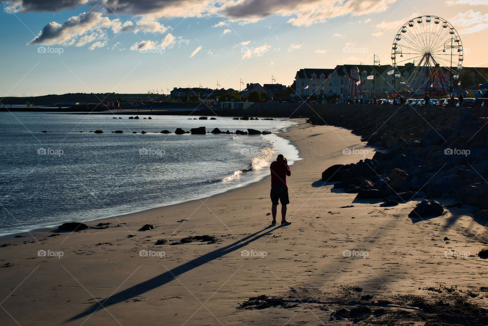 Photographer's shadow